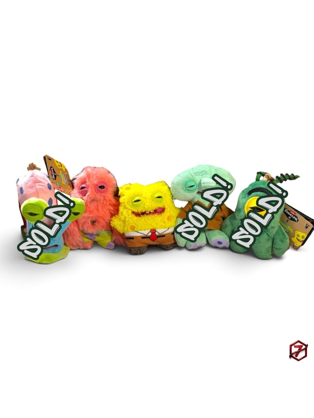 Fuggler x SpongeBob Plush Keychain Set of 2 Patrick
